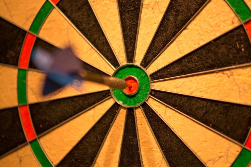 kork dartscheibe