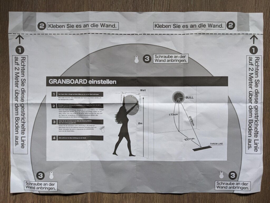Granboard 132 Anleitung