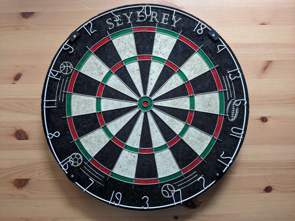 Seydrey Dartscheibe Vorderseite