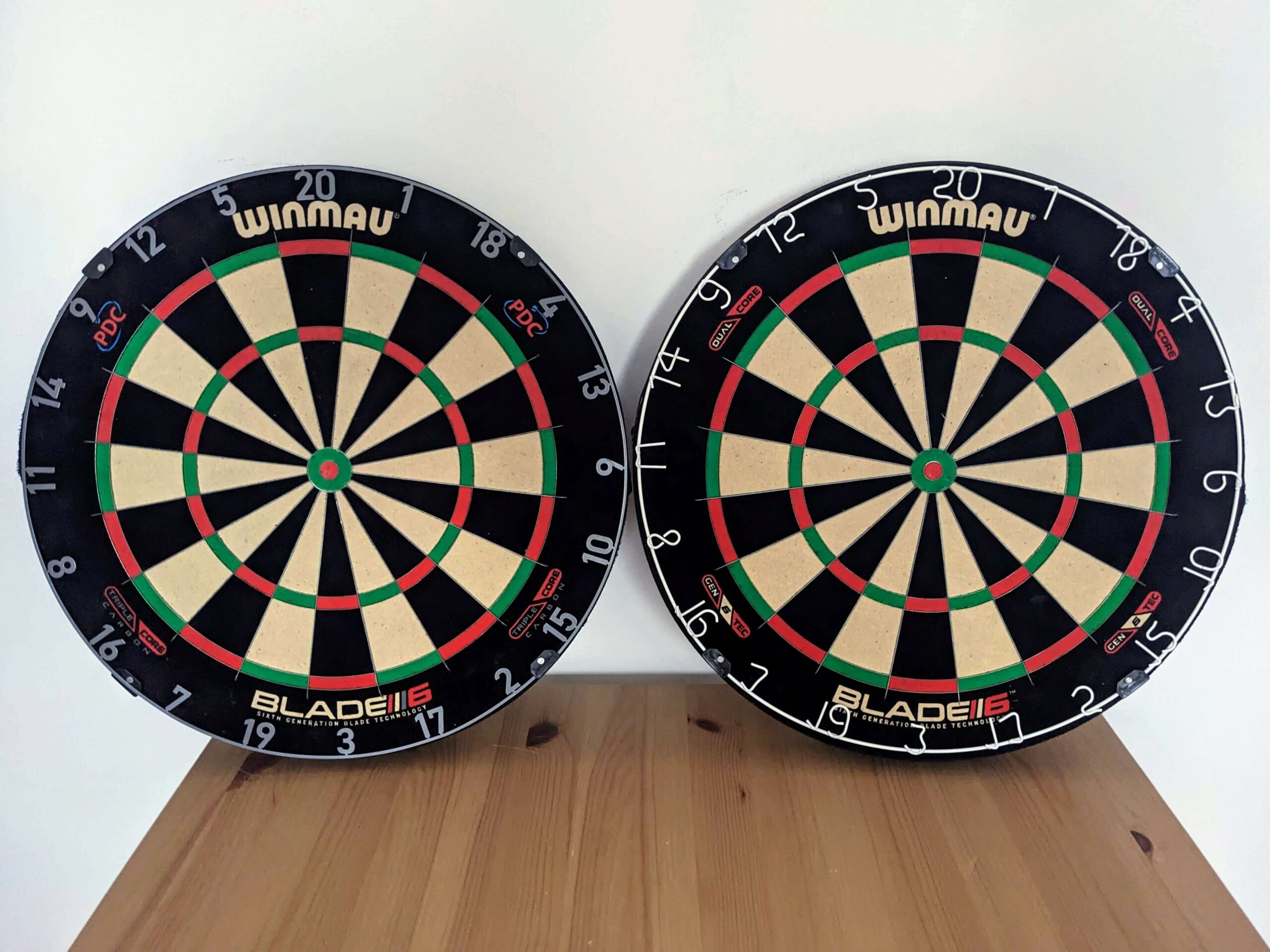 winmau blade 6 triple core vs dual core