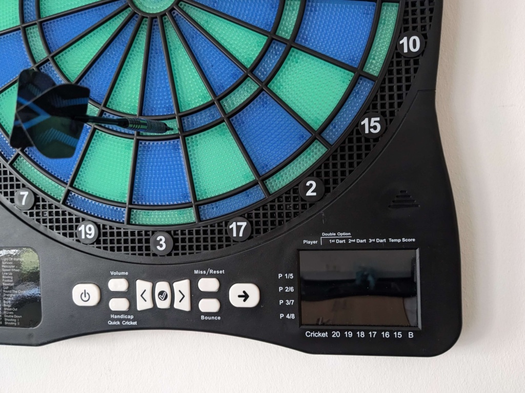 elektronische dartscheibe reagiert nicht